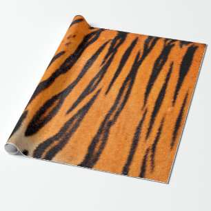 Papel De Presente Textura de impressão Tiger