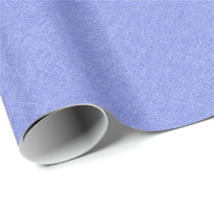 Papel De Presente Textura de linho azul simples
