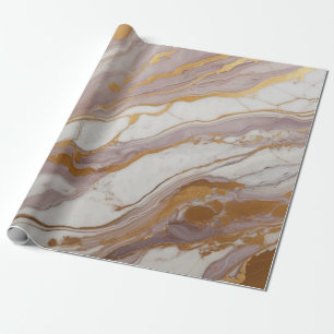 Papel De Presente textura de mármore de abstrato com sotaque de ouro