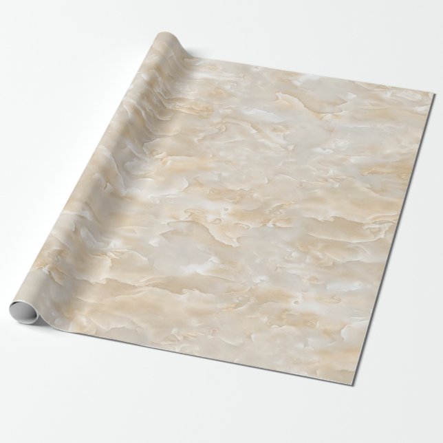 Papel De Presente Textura de Pedra de Mármore na Moda (Desenrolado)