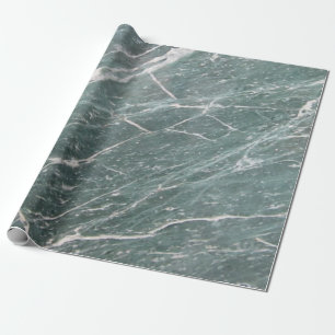 Papel De Presente Textura de pedra de mármore verde moderna e legal