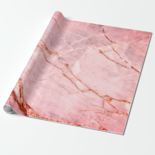 Papel De Presente Textura de pedra de mármore vermelho moderno legal