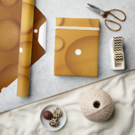 Papel De Presente Textura de queda de água laranja