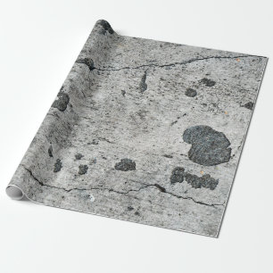 Papel De Presente Textura de uma velha parede de concreto rachado. B
