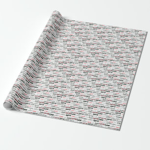 Papel De Presente Textura do Marcador de Amor Invisível
