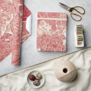 Papel De Presente Textura Dourada de mármore rosa