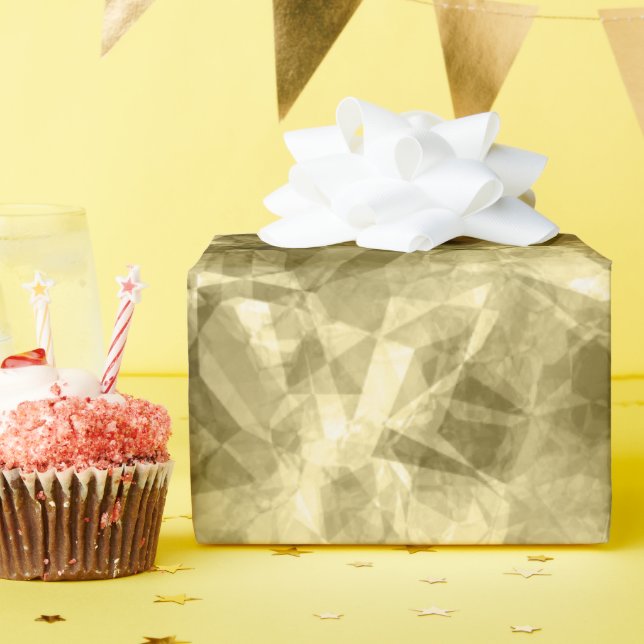 Papel De Presente Textura em massa de bronze (Festa de aniversário)