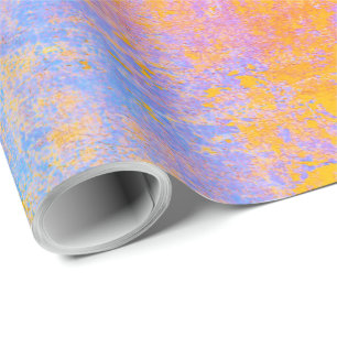Papel De Presente textura pintada em cores solares