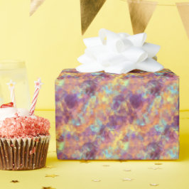 Papel De Presente Textura reticulada com ameixa