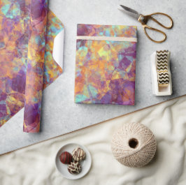 Papel De Presente Textura reticulada com ameixa