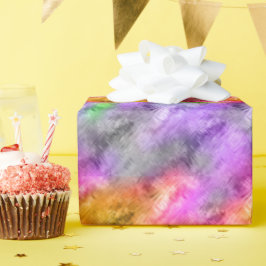 Papel De Presente Textura Roxa Glassy Ametrine