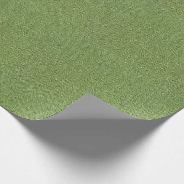 Papel De Presente Textura verde de serapilheira (Ponta)