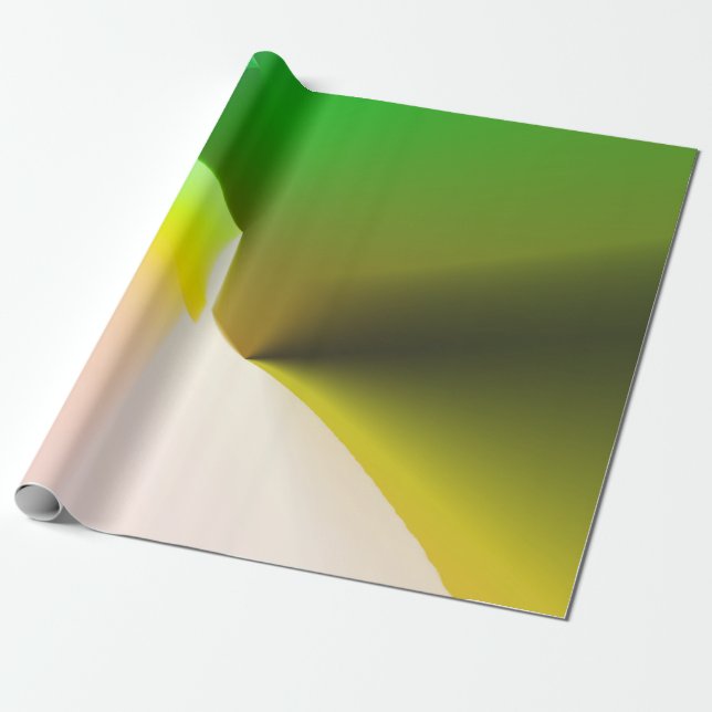 Papel De Presente textura verde-rosa abstrato branca (Desenrolado)