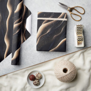 Papel De Presente Texturas elegantes e cintilantes de dunas de areia
