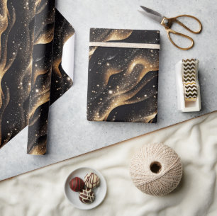 Papel De Presente Texturas elegantes e cintilantes de dunas de areia