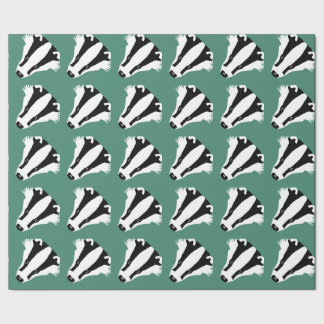 Papel De Presente Texugos