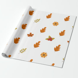 Papel De Presente Thanksgiving Gift Wrap | Celebrate in Style | fall