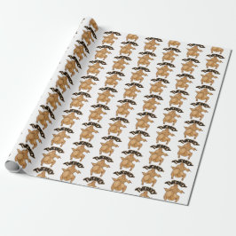 Papel De Presente Thanksgiving Twerkey Wrapping Paper