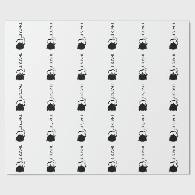 Papel De Presente That is it streaming text from kettle (Aberto)