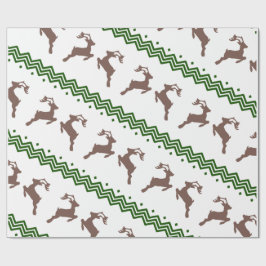 PAPEL DE PRESENTE THE BROWN REINDEER PATTERN