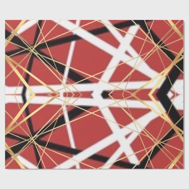 Papel De Presente The Golden Eddie Frankenstein  (Aberto)