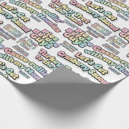 Papel De Presente The Holiday Feast Fun Wrapping Paper