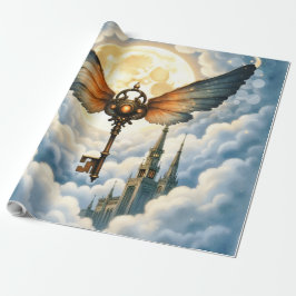 Papel De Presente The Key of Eternity – Steampunk Wings