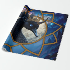 Papel De Presente The Swan Who Guards the Moon.  