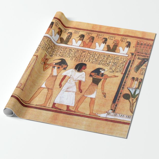 Papel De Presente The Weighing Of The Heart Against Maat's Feather (Desenrolado)