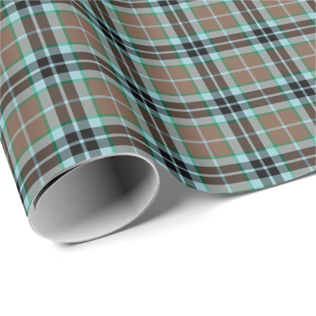 Papel De Presente Thompson Clan Hunting Tartan (Ponta do rolo)
