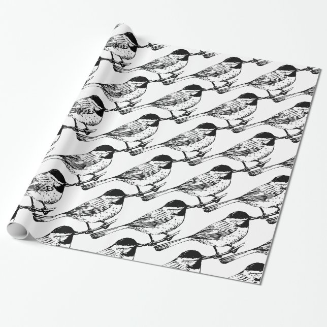 Papel De Presente Thunder_Cove de Galinha de Casca Preta (Desenrolado)
