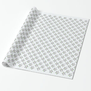 Papel De Presente Tibetano Terrier Walks Design