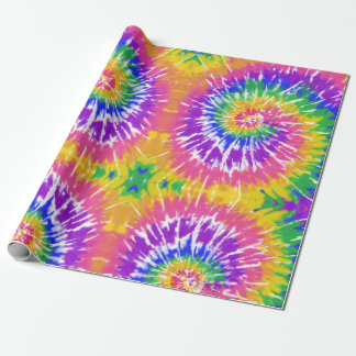 Papel De Presente Tie-dye