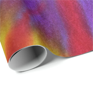 Papel De Presente Tie Dye Design