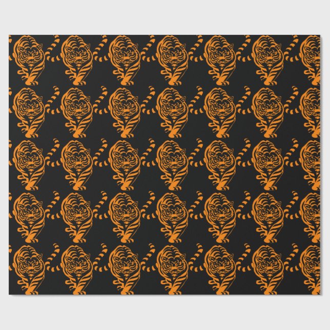 Papel De Presente Tigre (Aberto)