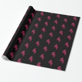 Papel De Presente Tigre Rosa