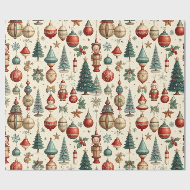 Papel De Presente Timeless Christmas Toys (Aberto)