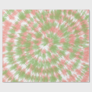 Papel De Presente Tingimento Tie Dye