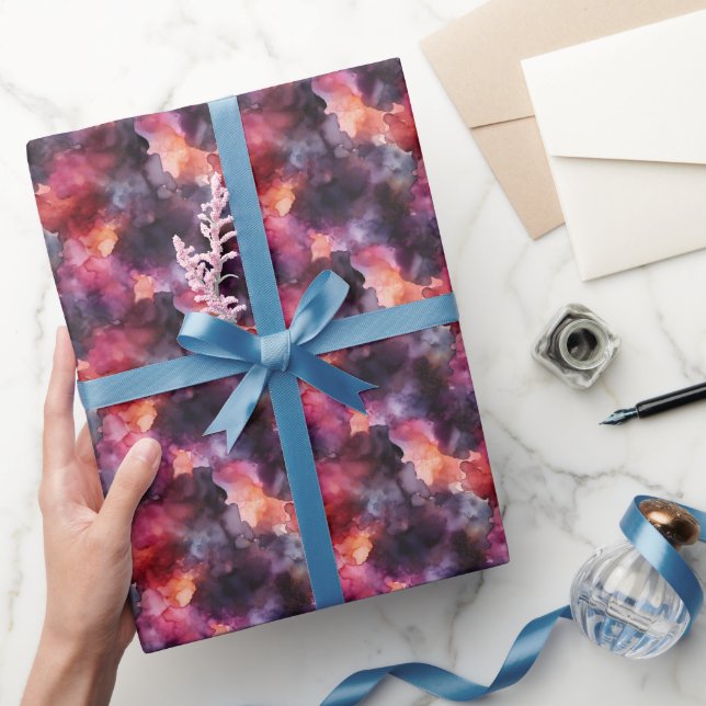 Papel De Presente Tinta Alcoólica Arco-íris (Presentear)