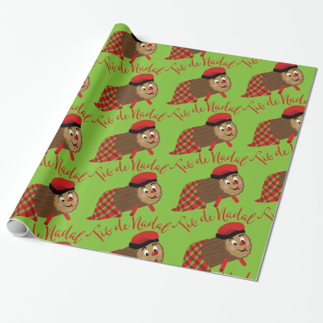 Papel De Presente Tio De Nadal Wrapping Paper (Desenrolado)