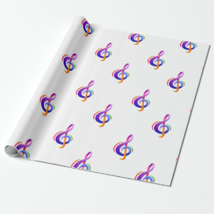 Papel De Presente Típico Branco