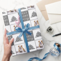 Típografia de Pet Cão Cachorrinho Natal Foto Árvor