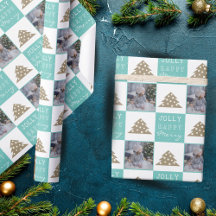 Tipografia Festiva Foto da Família da Árvore de Na