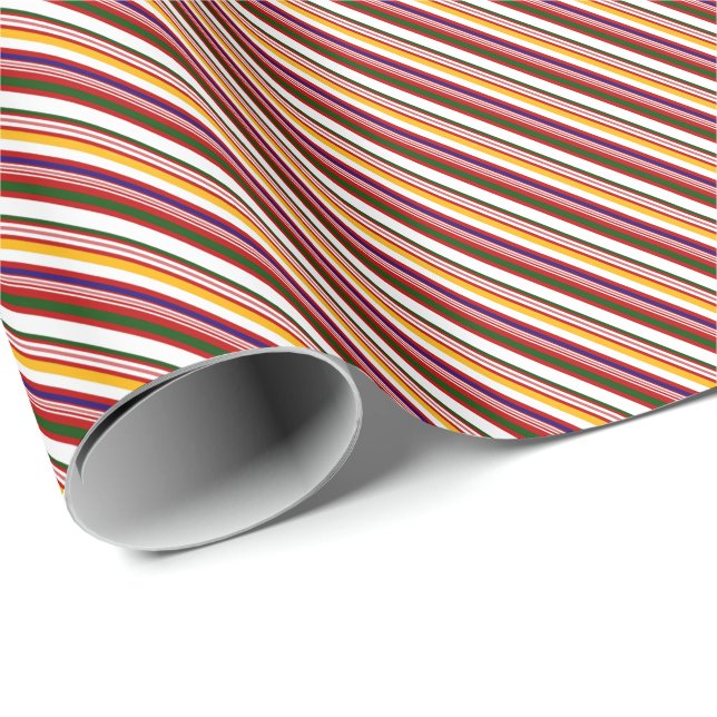 Papel De Presente Tiras de doce moídas antigas (pequena escala) (Ponta do rolo)