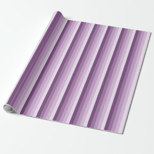 Papel De Presente Tiras de sombra roxas de ameixa