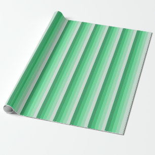 Papel De Presente Tiras de sombra verdes