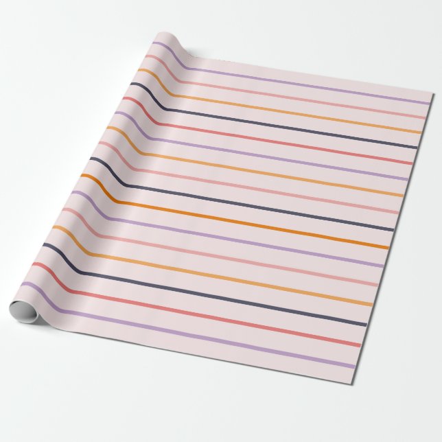 Papel De Presente Tiras Sunset (Desenrolado)
