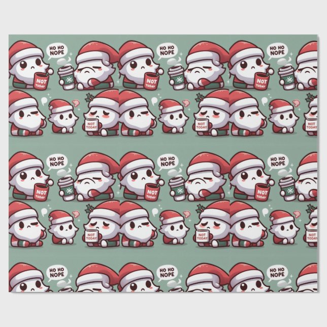 Papel De Presente Tired Clauses in (Green) (Aberto)