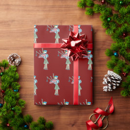 Papel De Presente Tocar Gaita de Foles