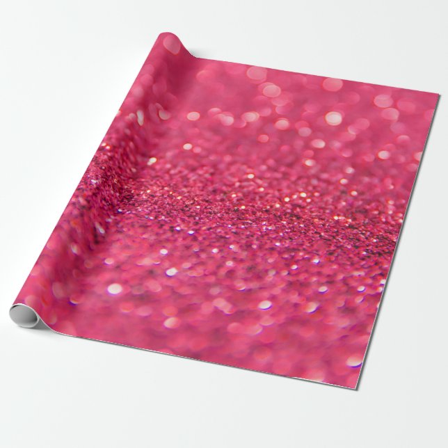 Papel De Presente Todas as Ocasiões - Design de Largura Rosa (Desenrolado)